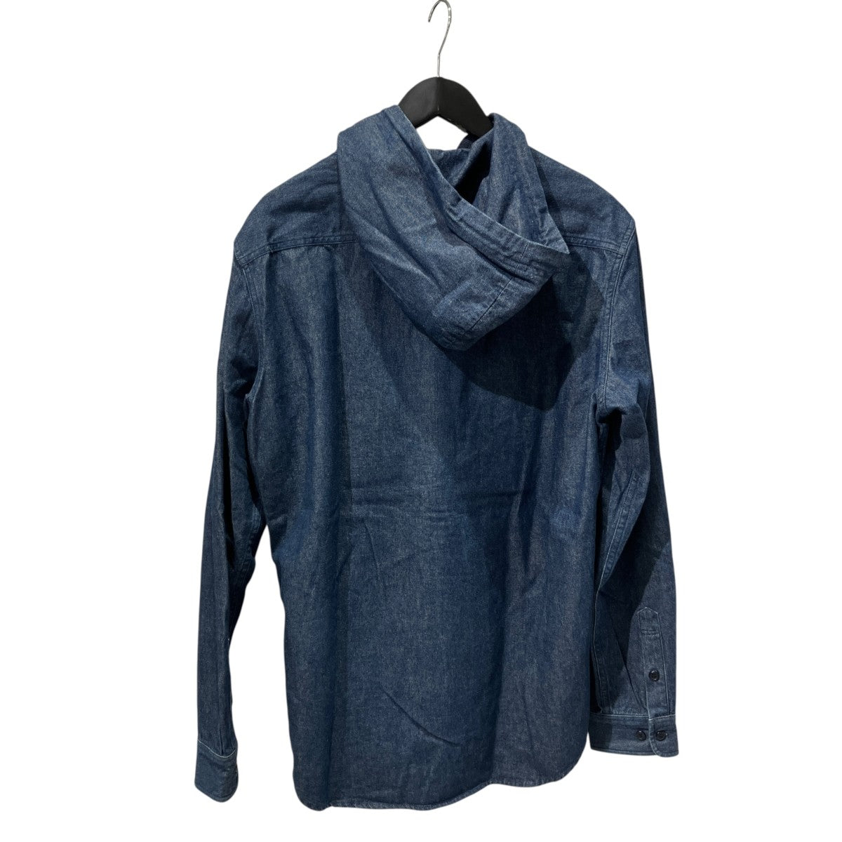 12AWHOODED DENIM SHIRTフーテッドシャツ