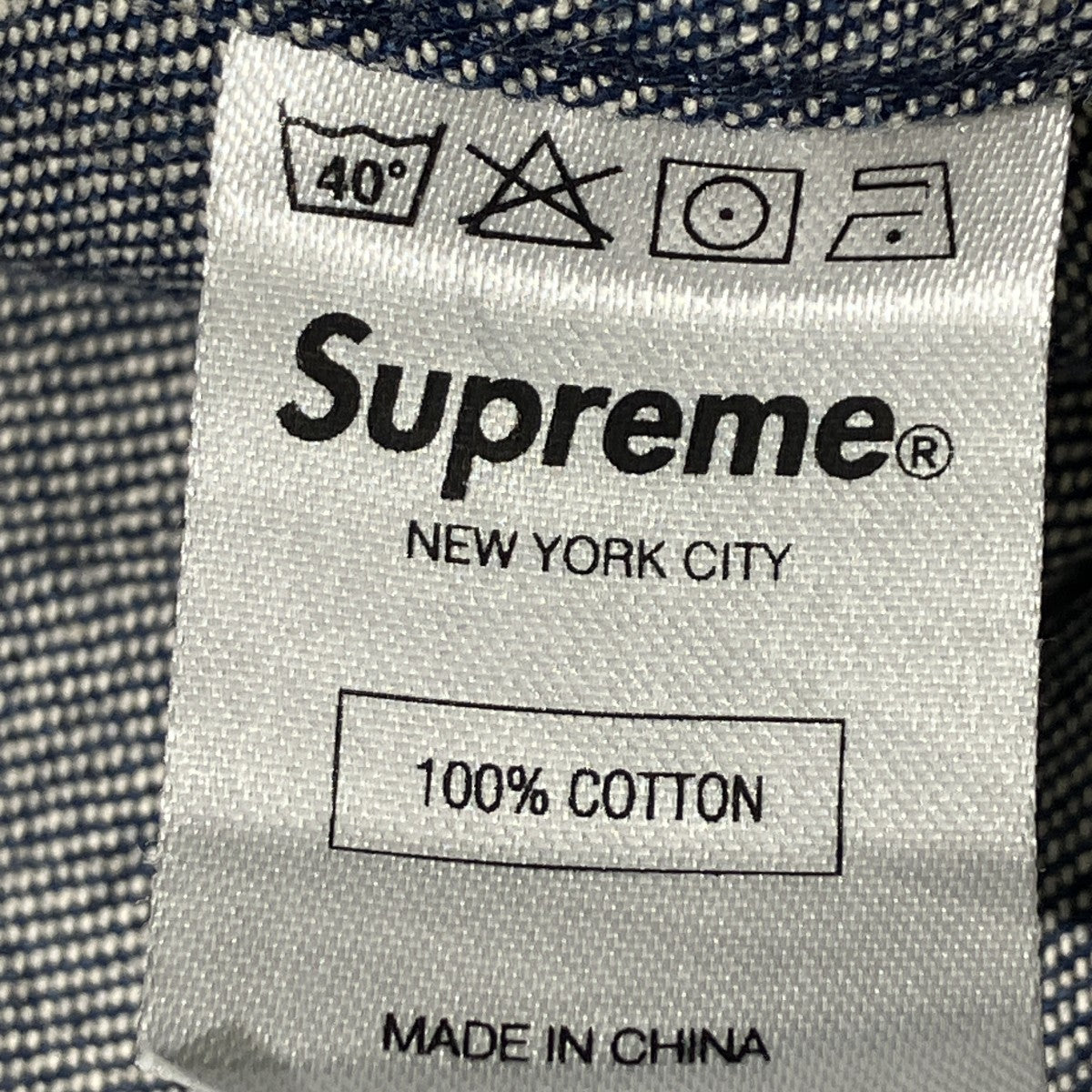 12AWHOODED DENIM SHIRTフーテッドシャツ