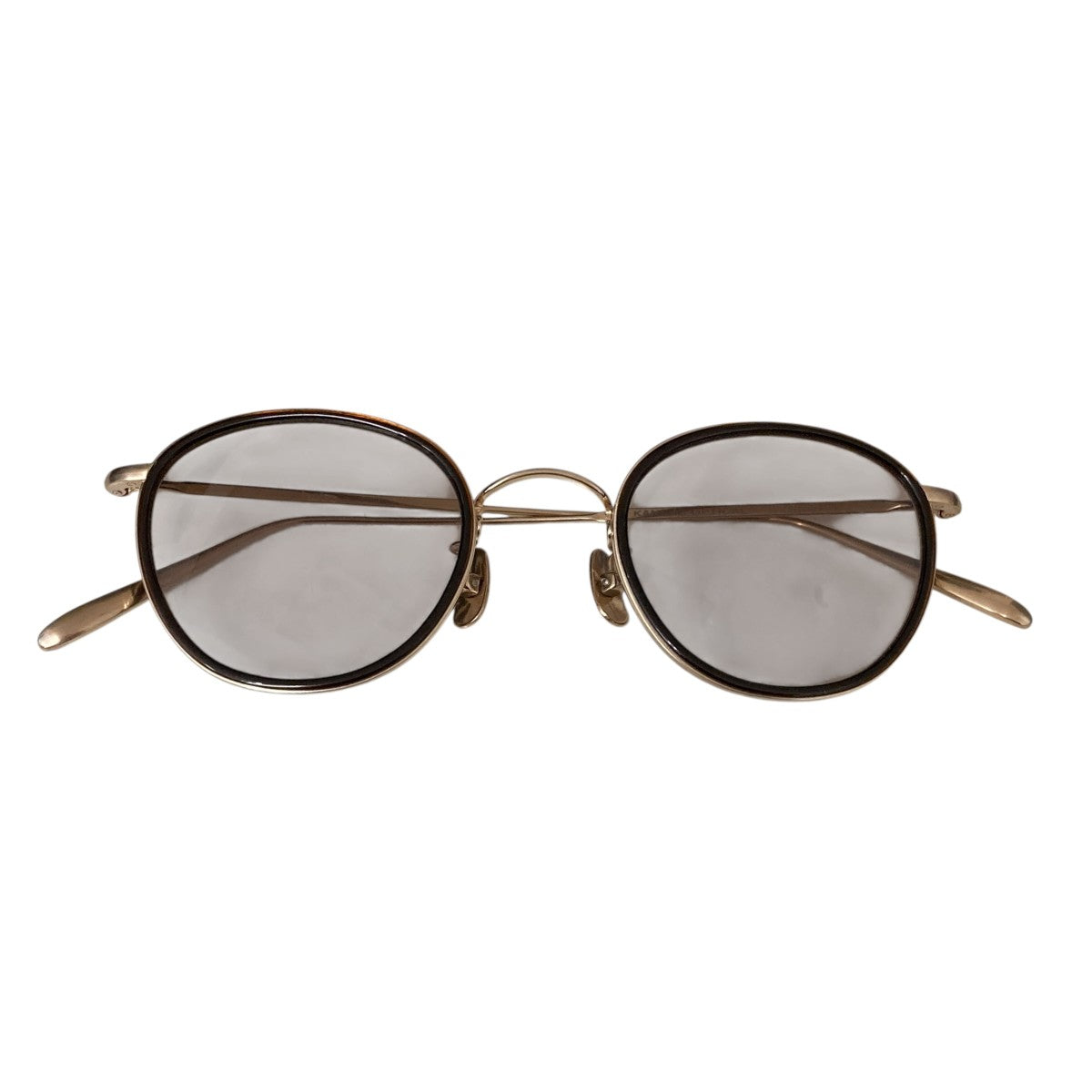ROUND FRAME TITANIUM GLASSESサングラス