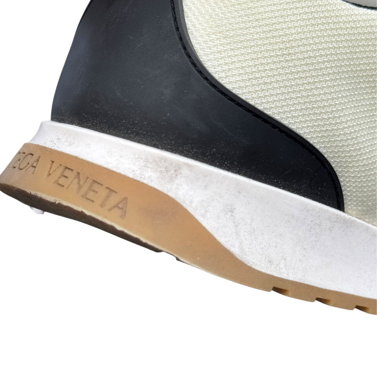 LEATHER COLORBLOCK PATTERN SNEAKERSレザースニーカー609891