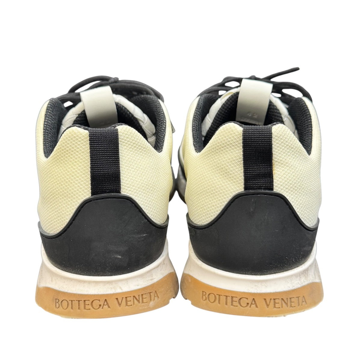 LEATHER COLORBLOCK PATTERN SNEAKERSレザースニーカー609891