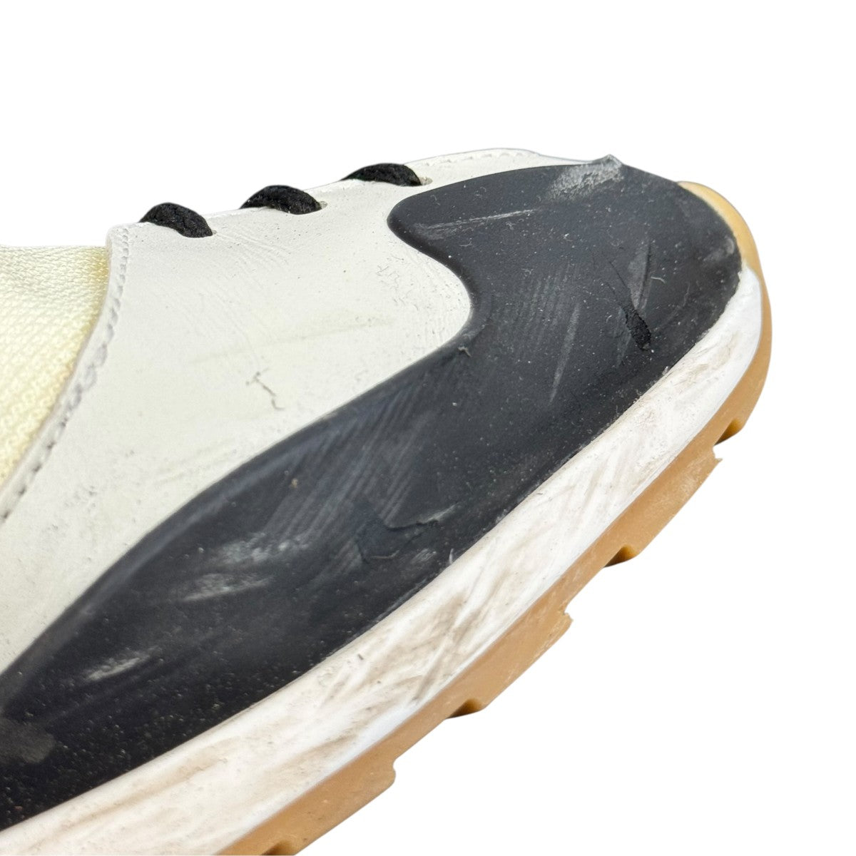 LEATHER COLORBLOCK PATTERN SNEAKERSレザースニーカー609891