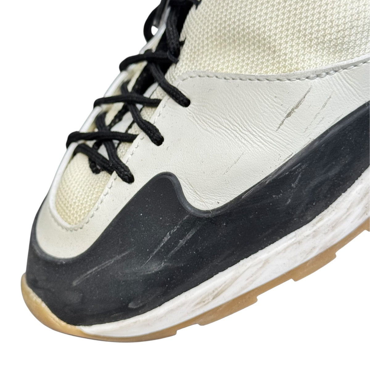 LEATHER COLORBLOCK PATTERN SNEAKERSレザースニーカー609891