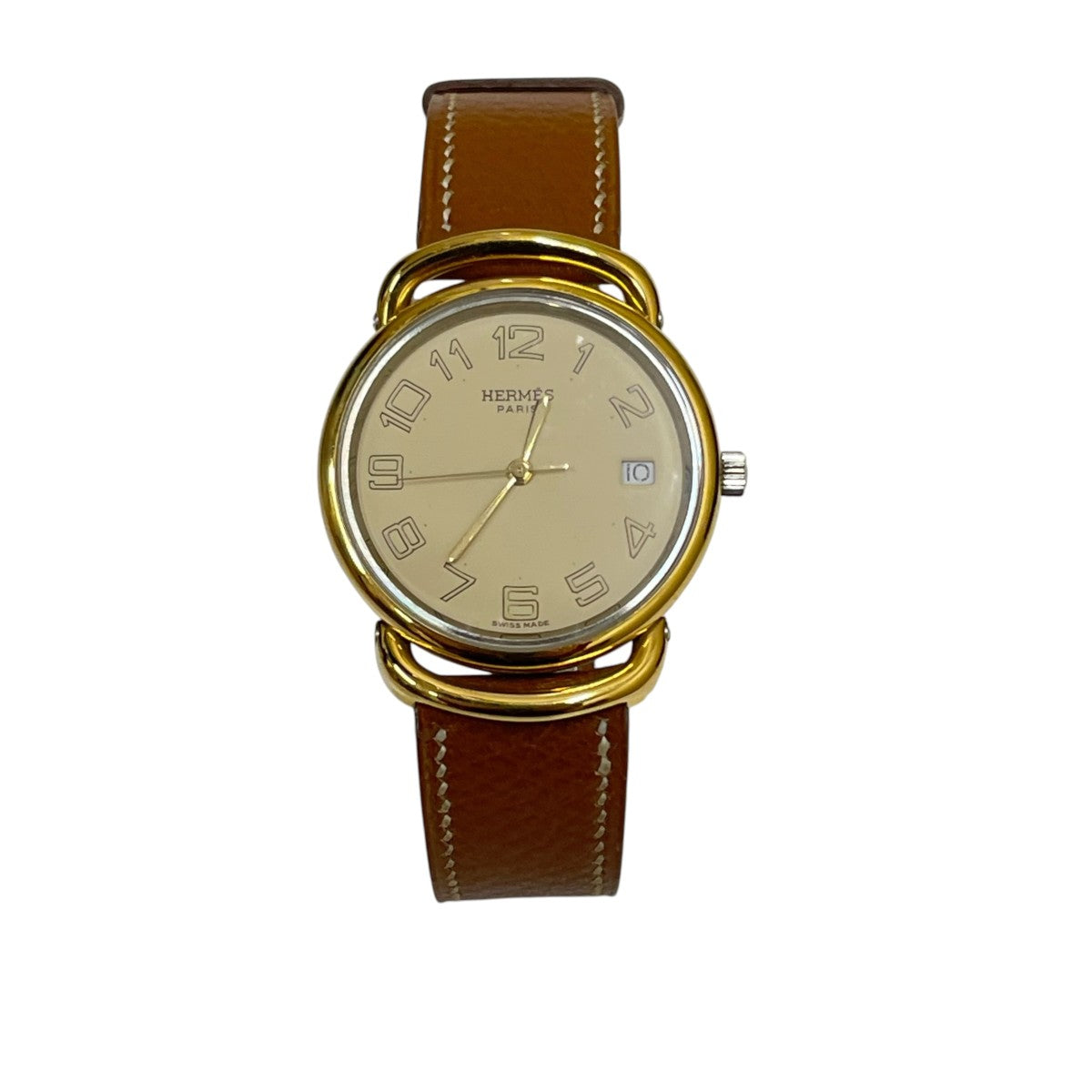 HERMES プルマンクォーツ 時計 古着・中古-1枚目のアイテム画像
