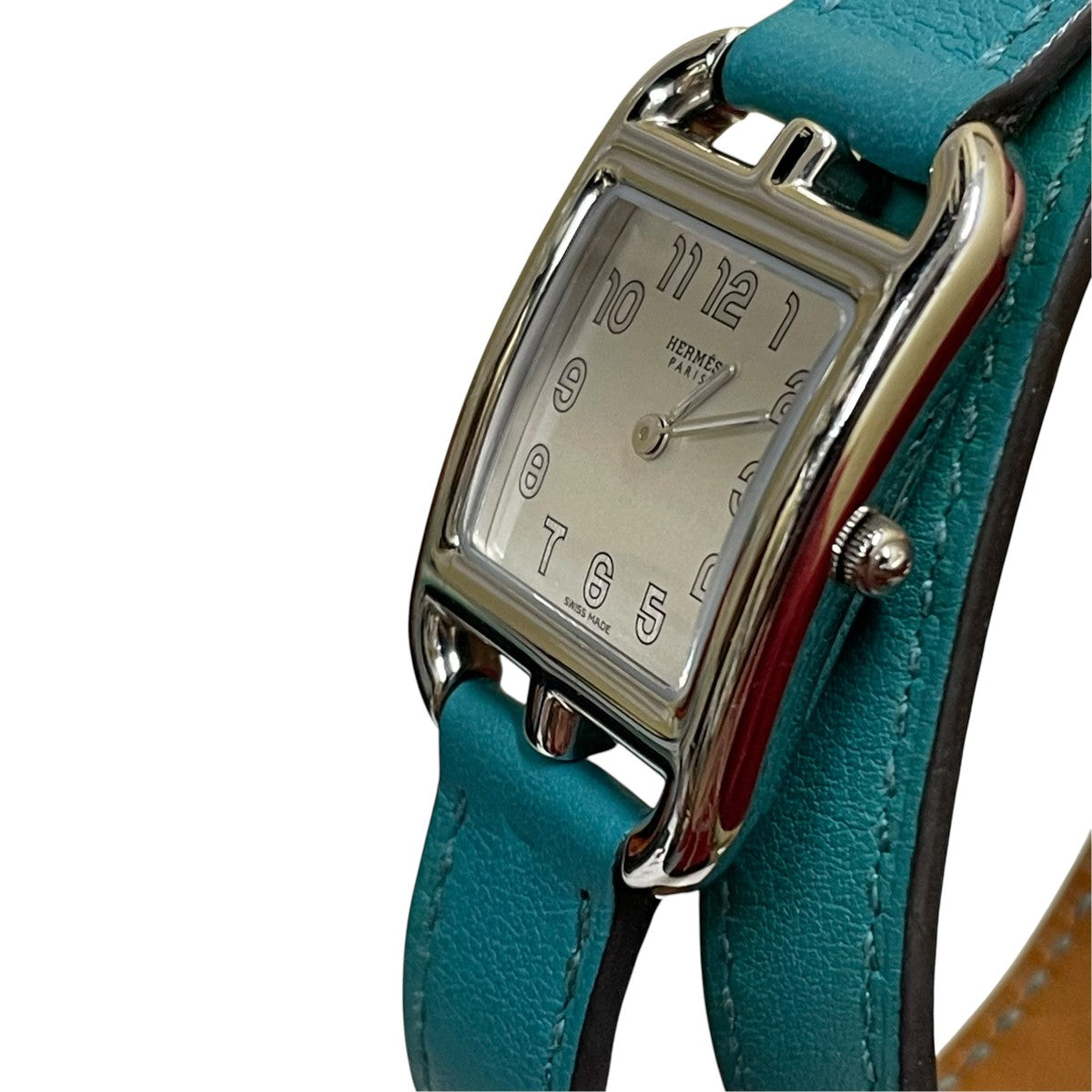 HERMES ケープコッドドゥブルトゥールクォーツ 時計CC1.210a 古着・中古-2枚目のアイテム画像
