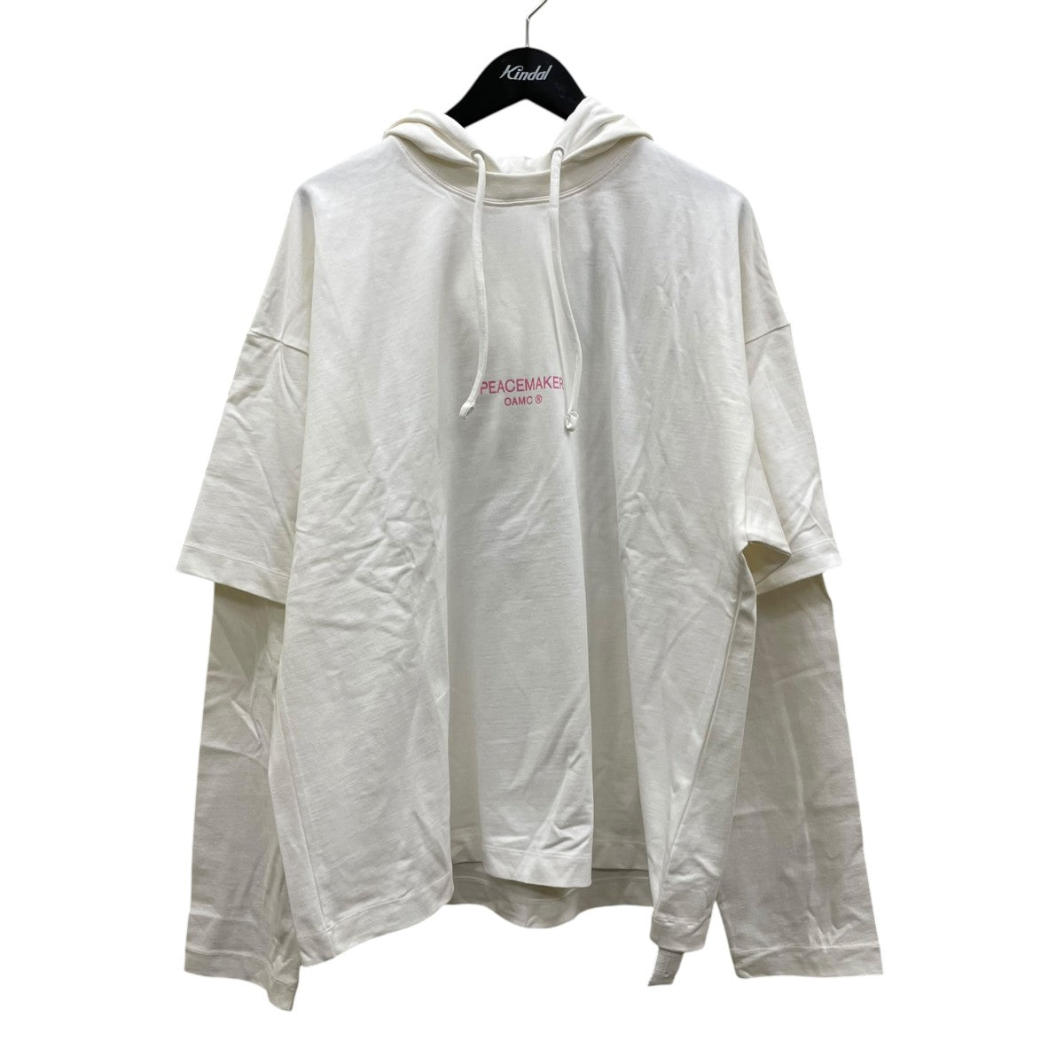OAMC×PEACEMAKER 25AWHooded Tee Dynamo PrintパーカーPCM2OT058HJE00201 古着・中古-1枚目のアイテム画像