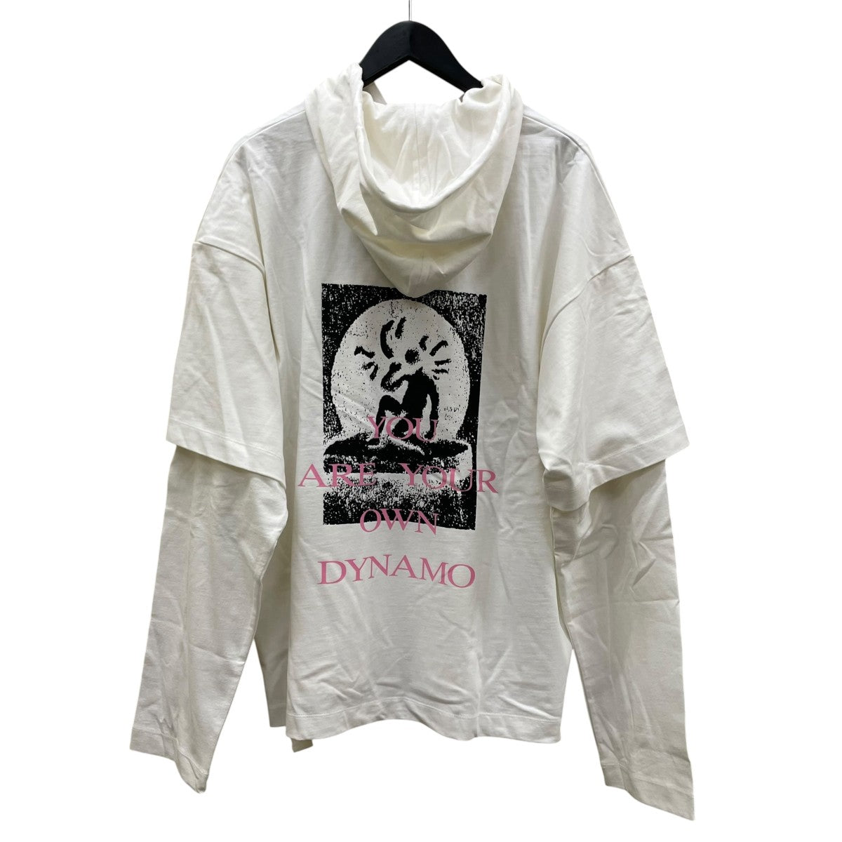 OAMC×PEACEMAKER 25AWHooded Tee Dynamo PrintパーカーPCM2OT058HJE00201 古着・中古-2枚目のアイテム画像