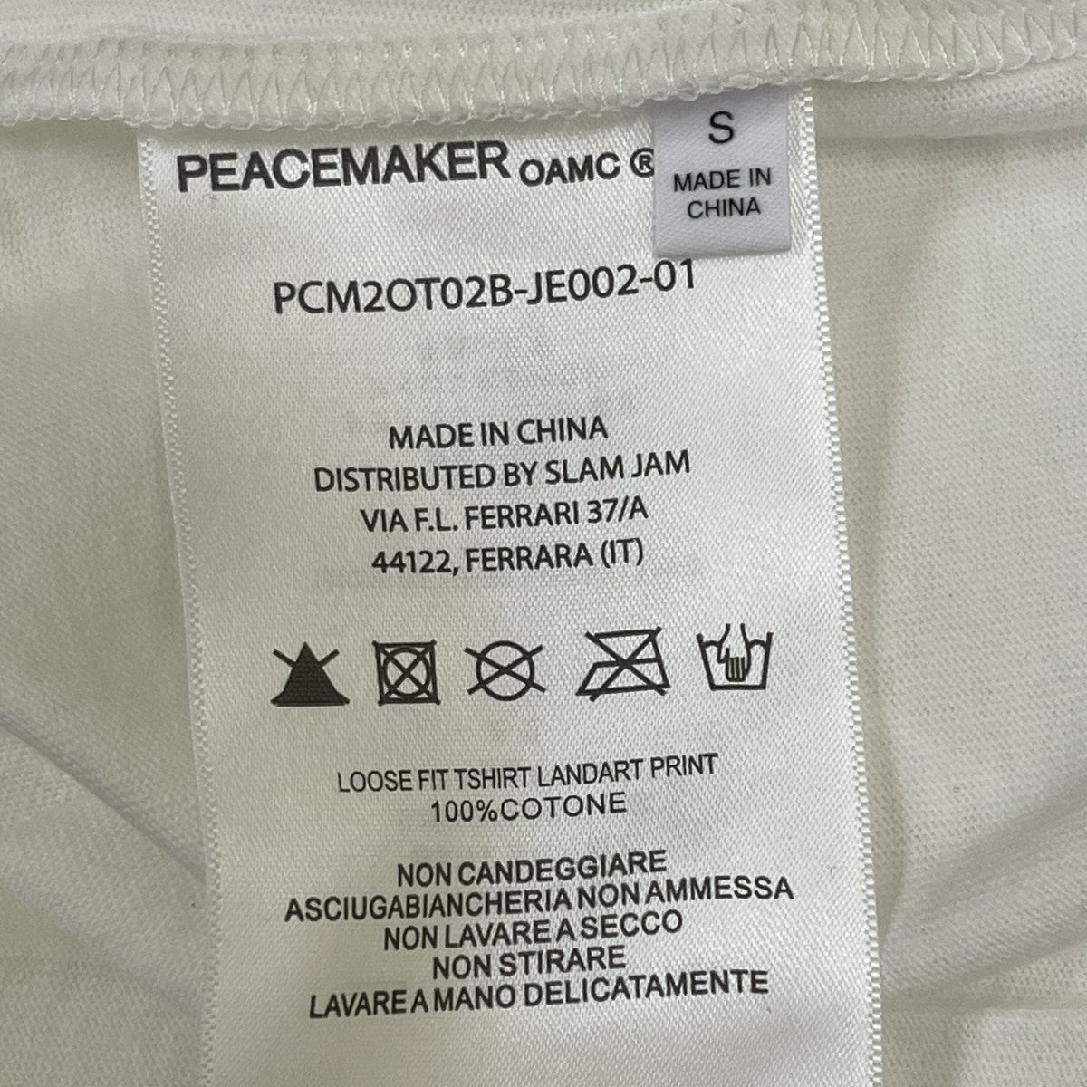 OAMC Loose Fit Tshirt Landart PrintTシャツPCM2OT02BJE00201 古着・中古-5枚目のアイテム画像