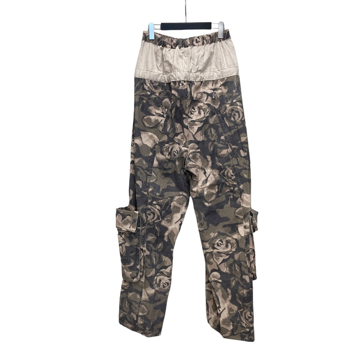 CAMO ROLLED WAIST CARGO PANTSワイドパンツYY241PT017