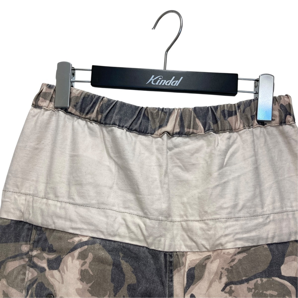 CAMO ROLLED WAIST CARGO PANTSワイドパンツYY241PT017