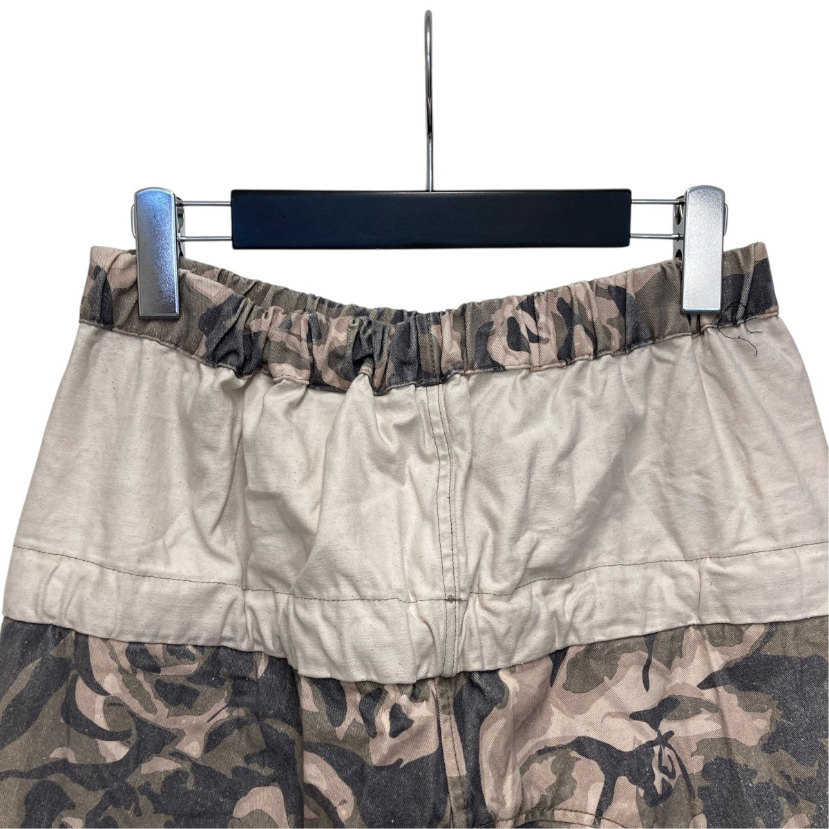CAMO ROLLED WAIST CARGO PANTSワイドパンツYY241PT017