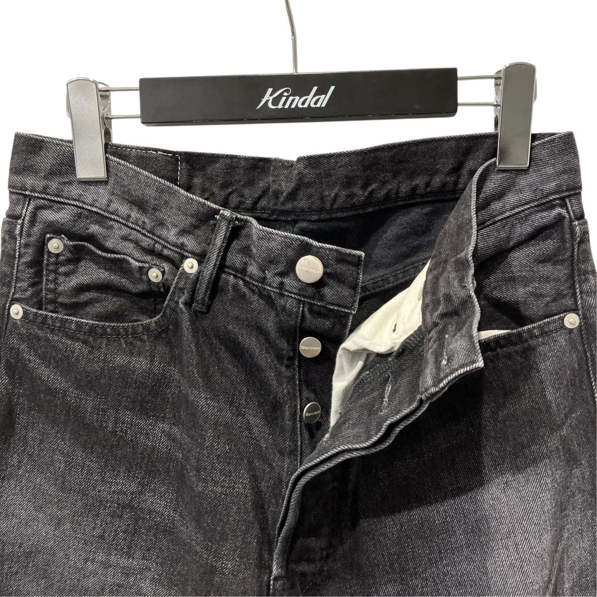 Selvage Denim Five Pocket Wide Straight PantsデニムパンツGU251-40184DB
