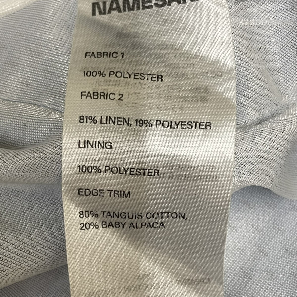 NAMESAKE(ネイムセイク) BILL WARM UP SS SHIRT半袖シャツN3-AW23-N3