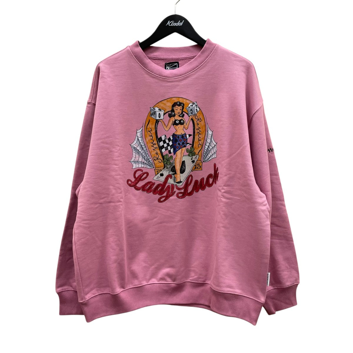PACCBET LADY LUCK CREWNECK SWEATSHIRT KNITスウェットPACC13T023-3 古着・中古-1枚目のアイテム画像