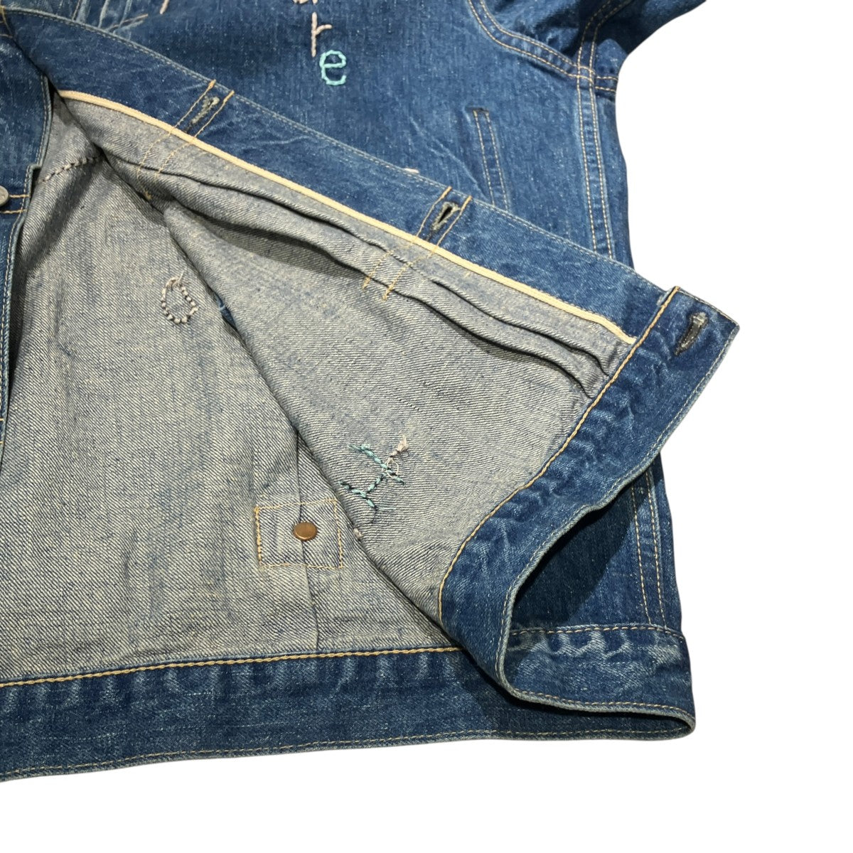 EMBROIDERED DENIM WORK JACKETデニムジャケットHM31JK003
