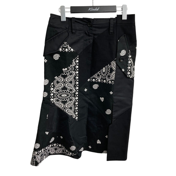 sacai(サカイ) 21SSHank Willis Thomas Archive Print Mix Skirt