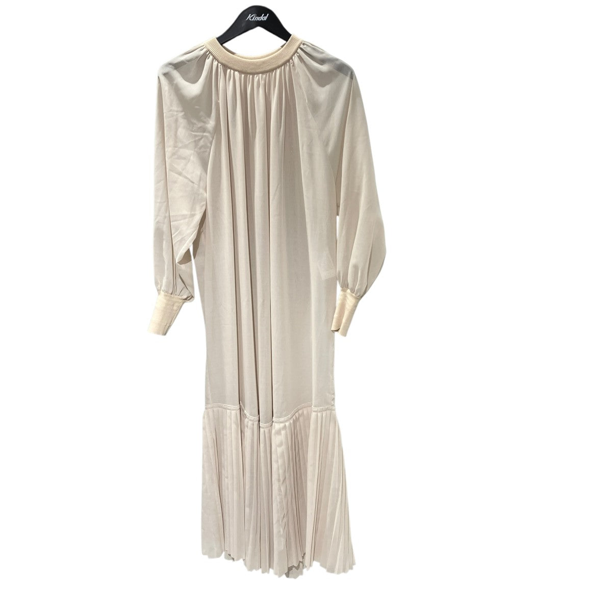 23SSSHIRRED VOILE DRESS長袖ワンピース231-16174