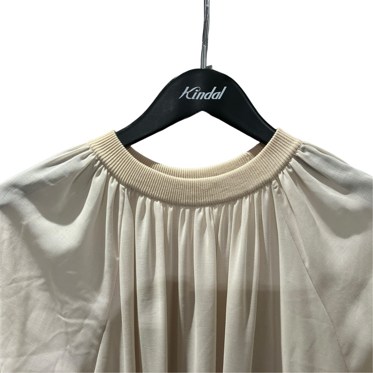 23SSSHIRRED VOILE DRESS長袖ワンピース231-16174