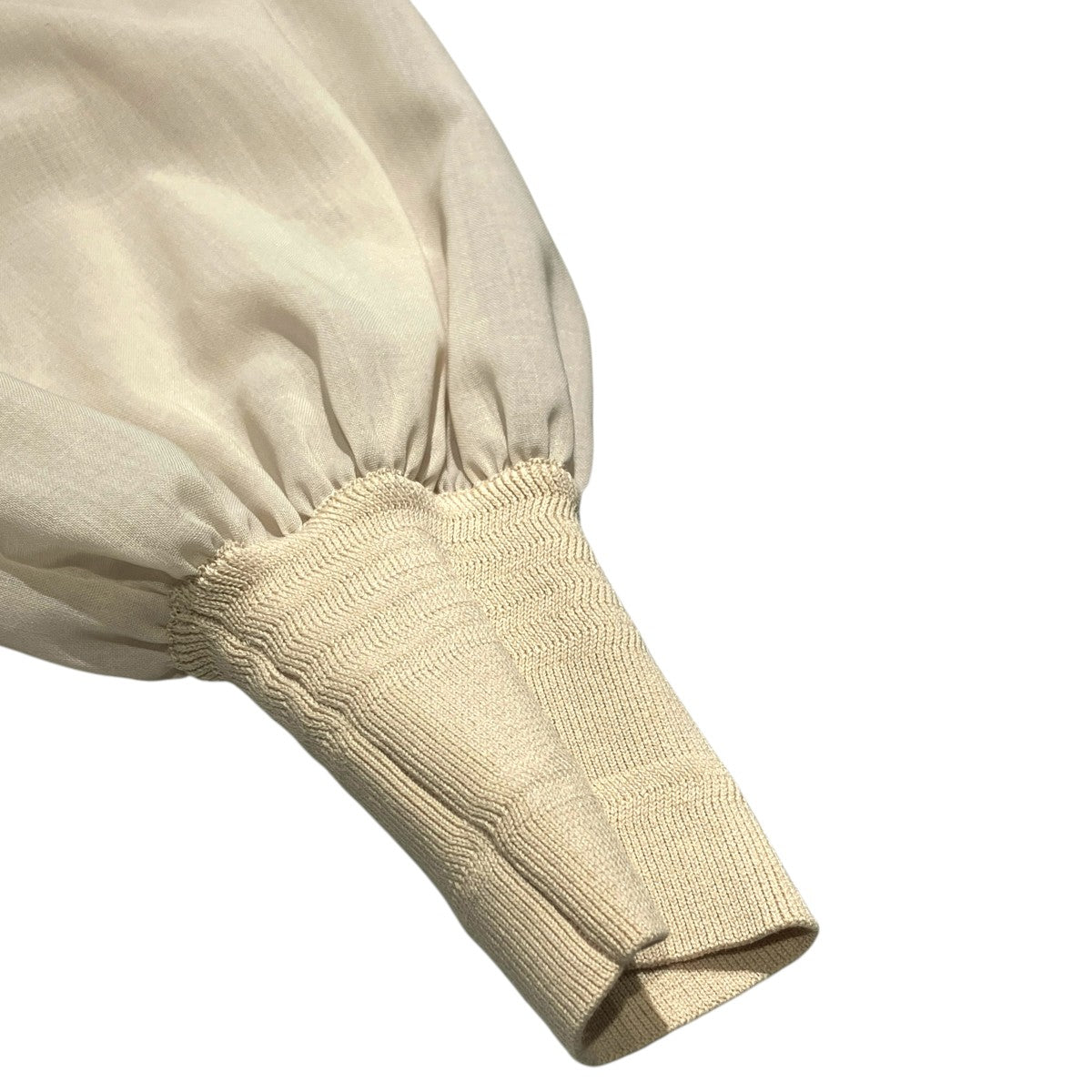 23SSSHIRRED VOILE DRESS長袖ワンピース231-16174