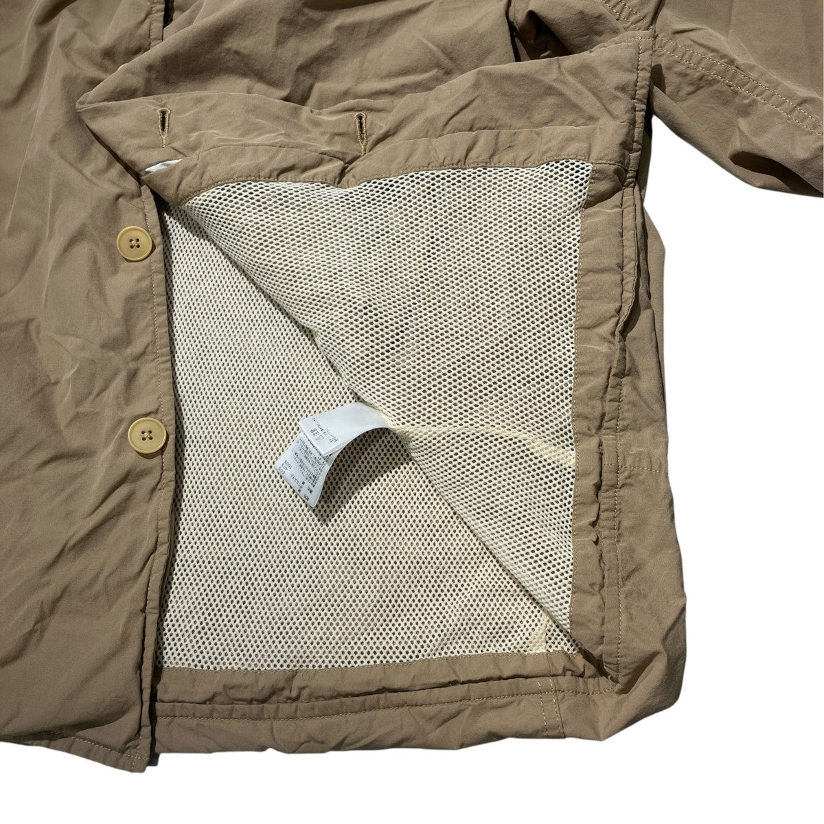 nanamica Band Collar JacketシャツジャケットSUAS339 古着・中古-5枚目のアイテム画像