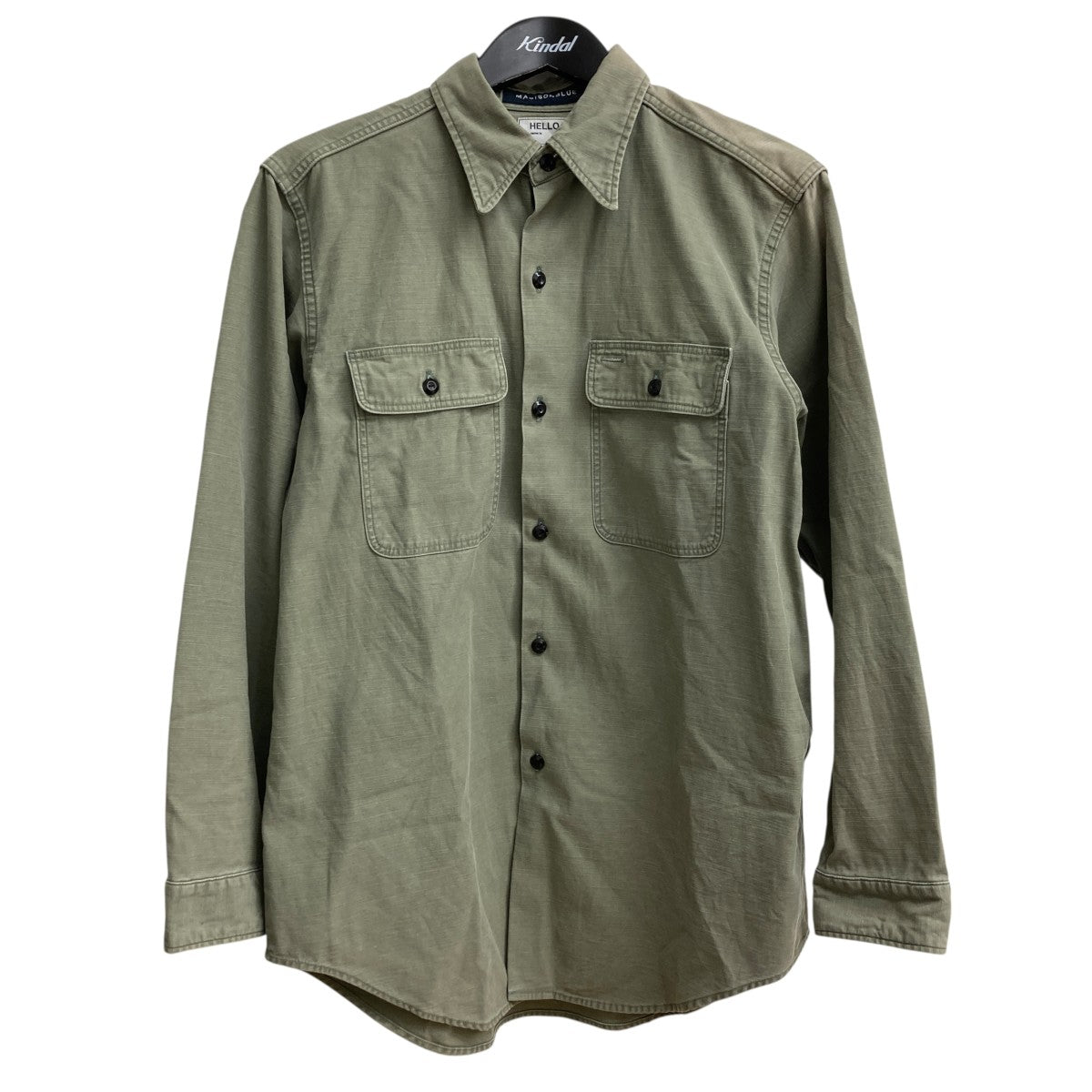 HAMPTON BACK SATIN SHIRT長袖シャツMB999-5711