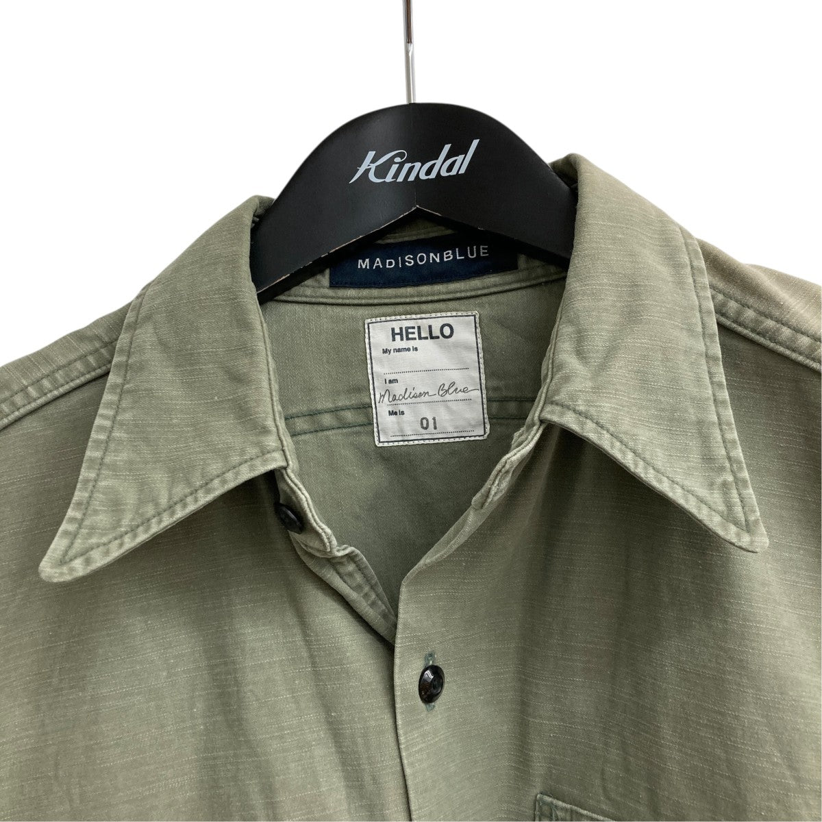 HAMPTON BACK SATIN SHIRT長袖シャツMB999-5711