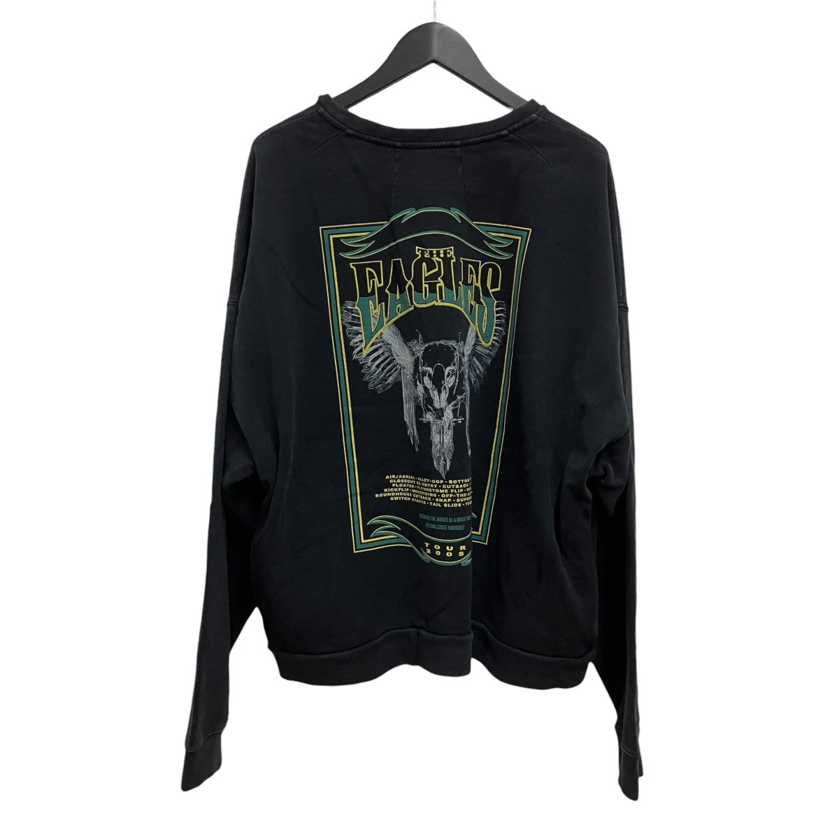 EAGLES CREWNECK   BLKスウェットJN-FW25-009