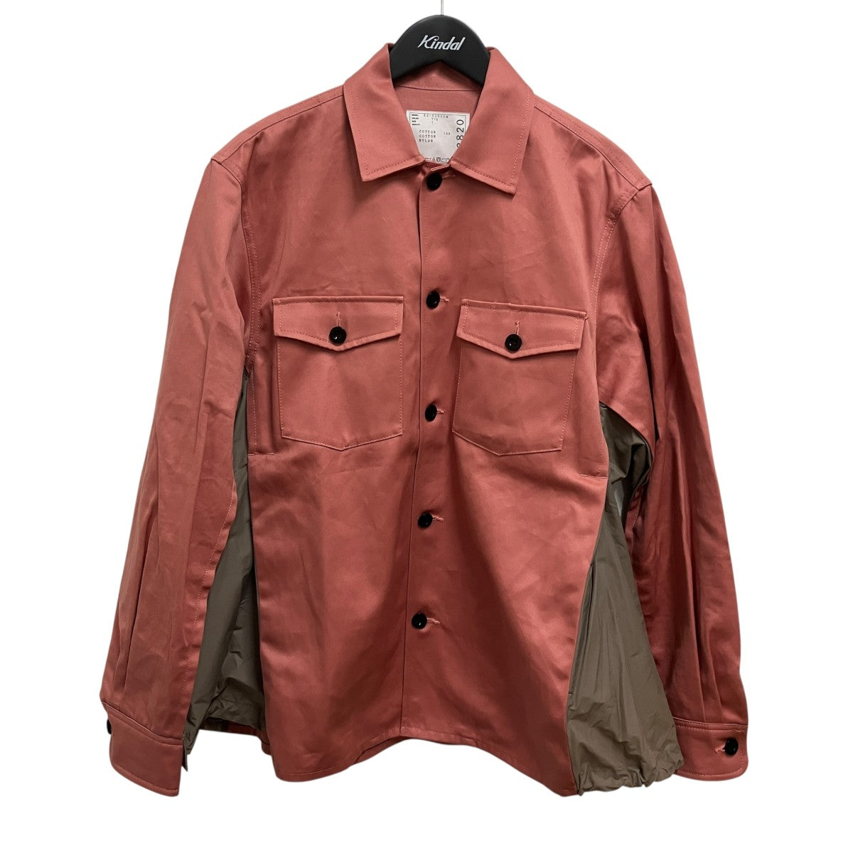 22AWCOTTON CHINO SHIRTシャツジャケット22-02820M