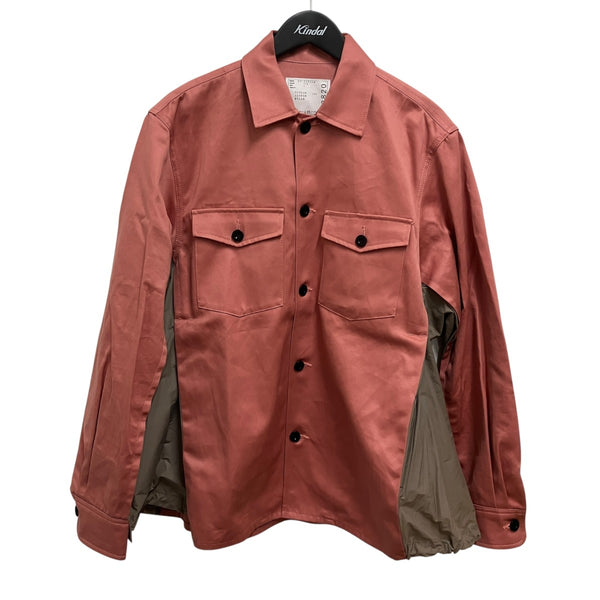 sacai(サカイ) 22AWCOTTON CHINO SHIRTシャツジャケット22-02820M 22