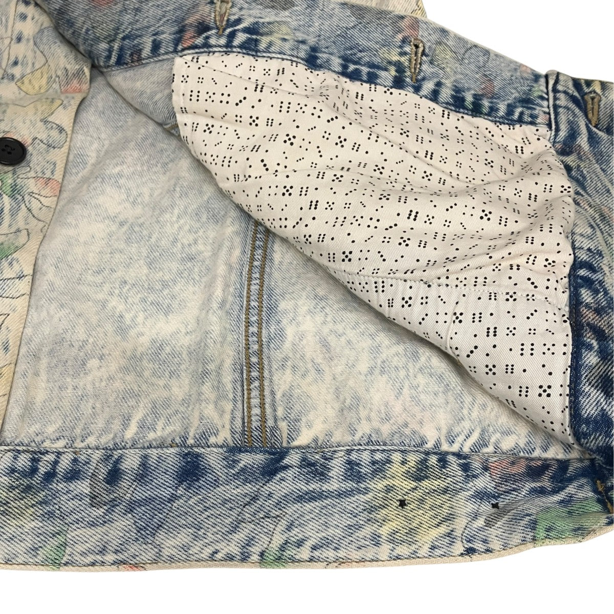 Bleach Denim FloralデニムジャケットPY-5Y30113