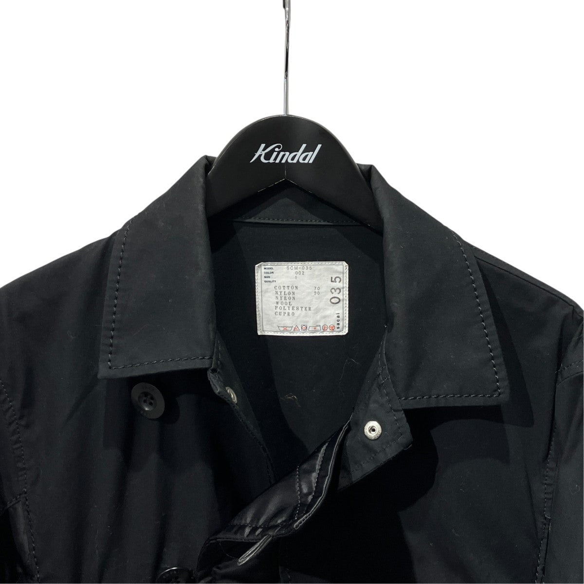 sacai(サカイ) 21AWMILITARY COATコートSCM-035 SCM-035 ブラック