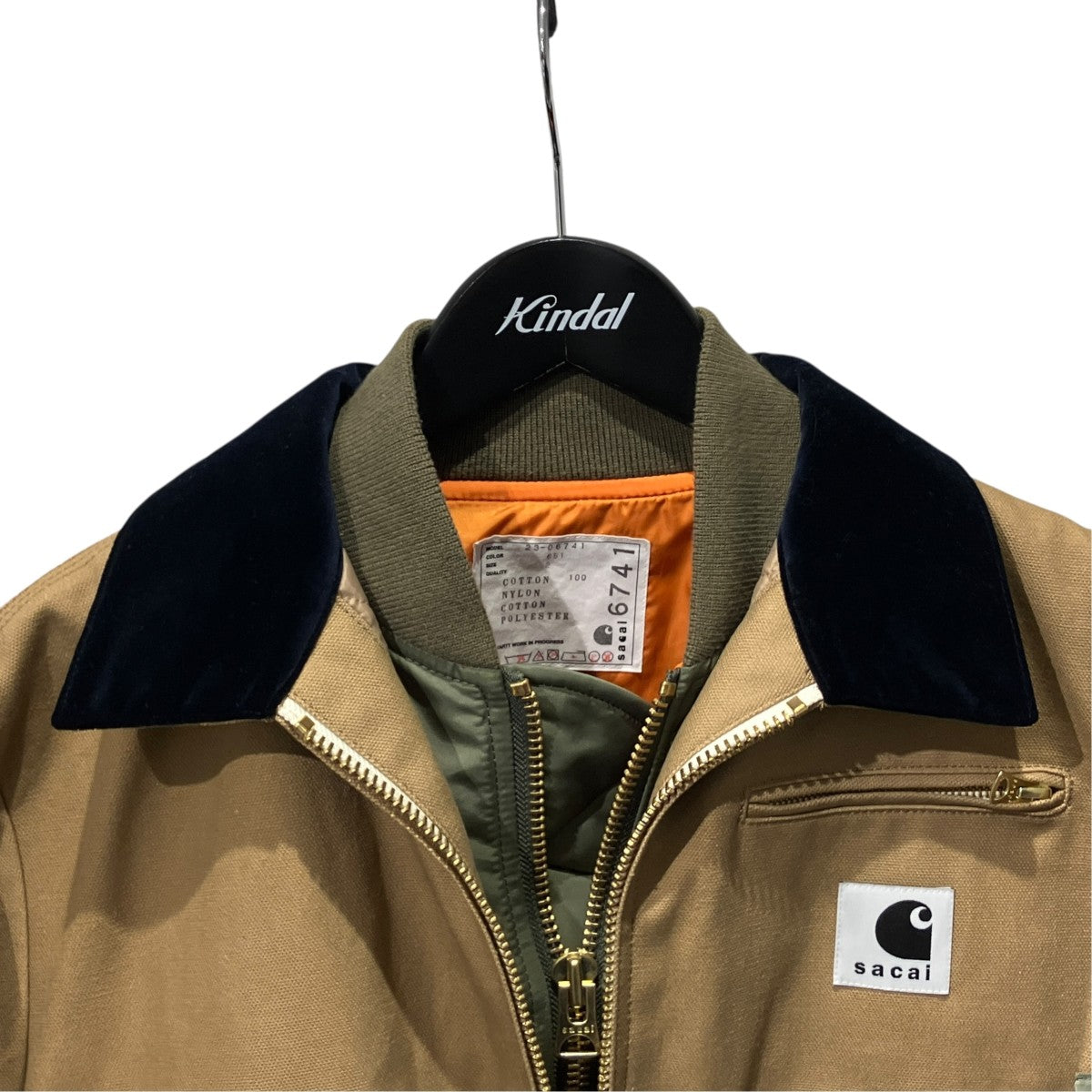 Canvas MA-1 Jacket Detroitジャケット23-06741