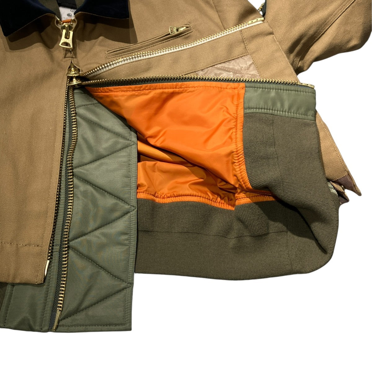 Canvas MA-1 Jacket Detroitジャケット23-06741