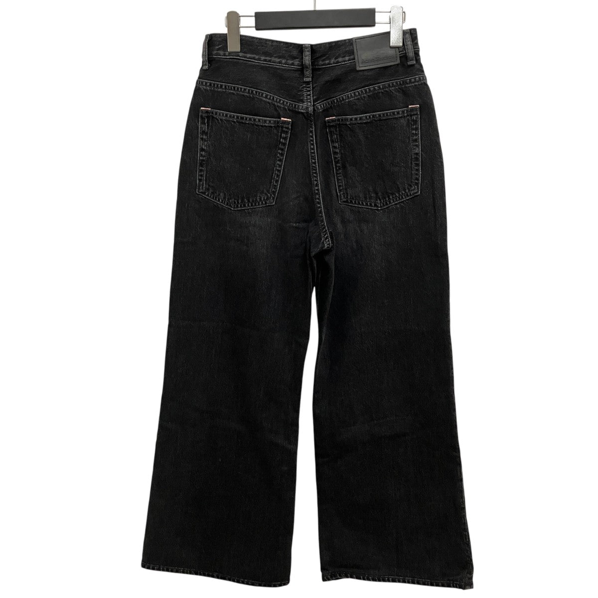 High waist， straight legデニムパンツA00463