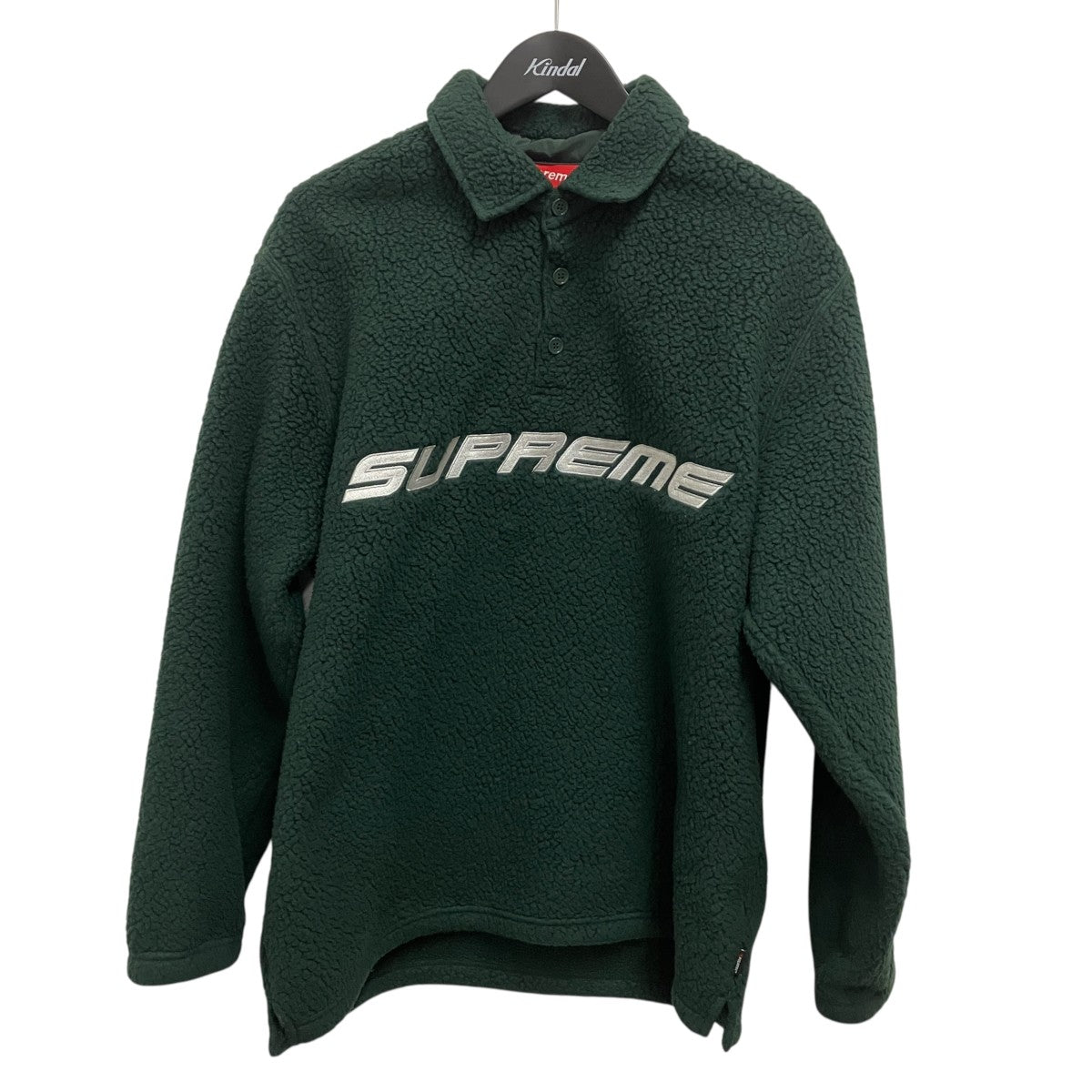 22AWpolartec l s polo fleece jacktフリース