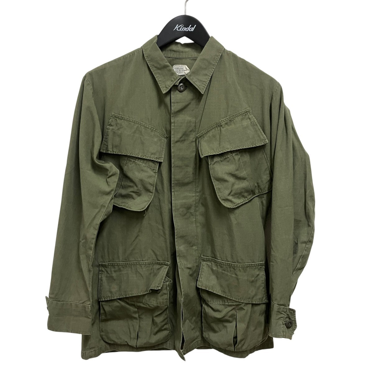 60sUSA製 rmy Jungle Fatigue Jacket 4th Typeミリタリーシャツ8405-935-4702