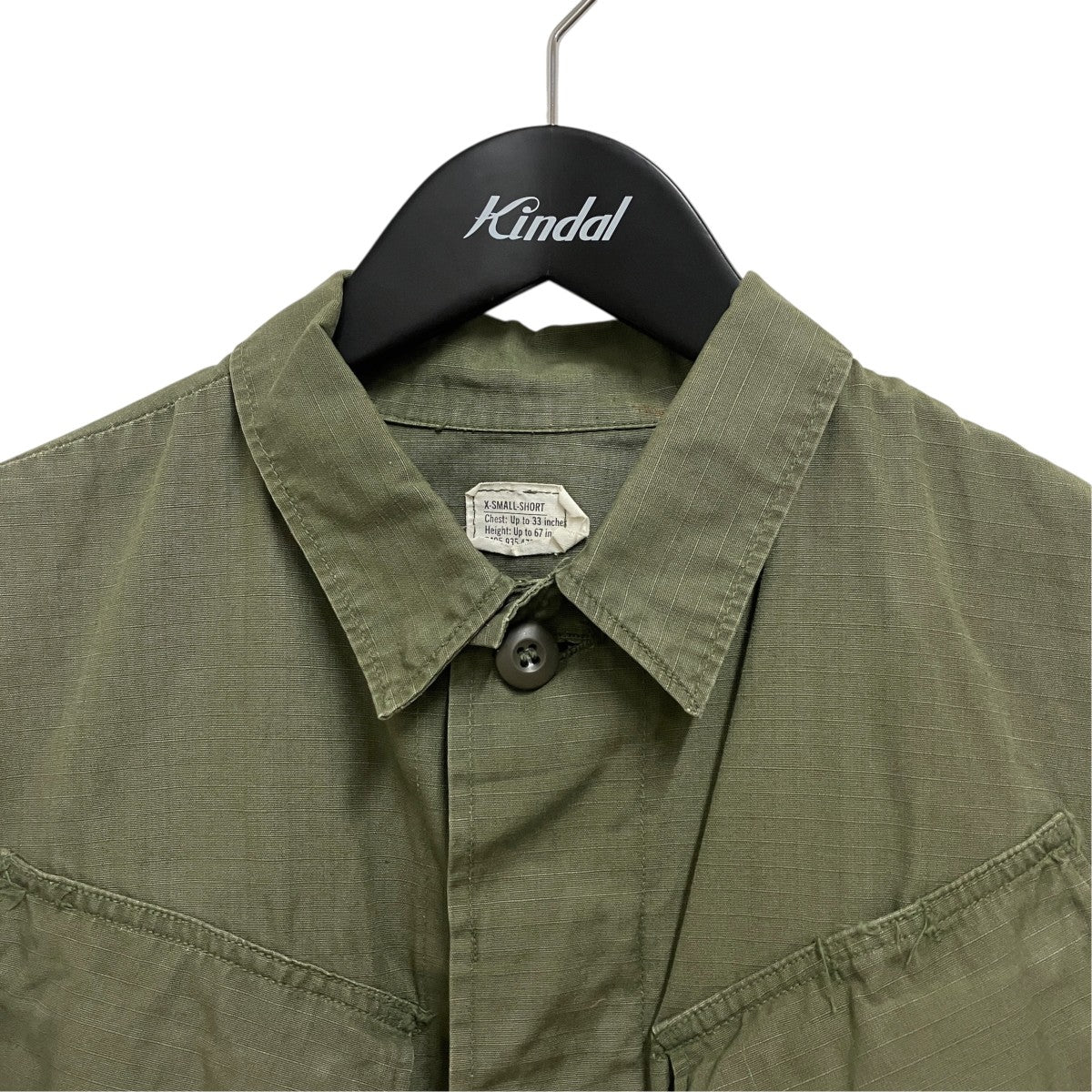 60sUSA製 rmy Jungle Fatigue Jacket 4th Typeミリタリーシャツ8405-935-4702