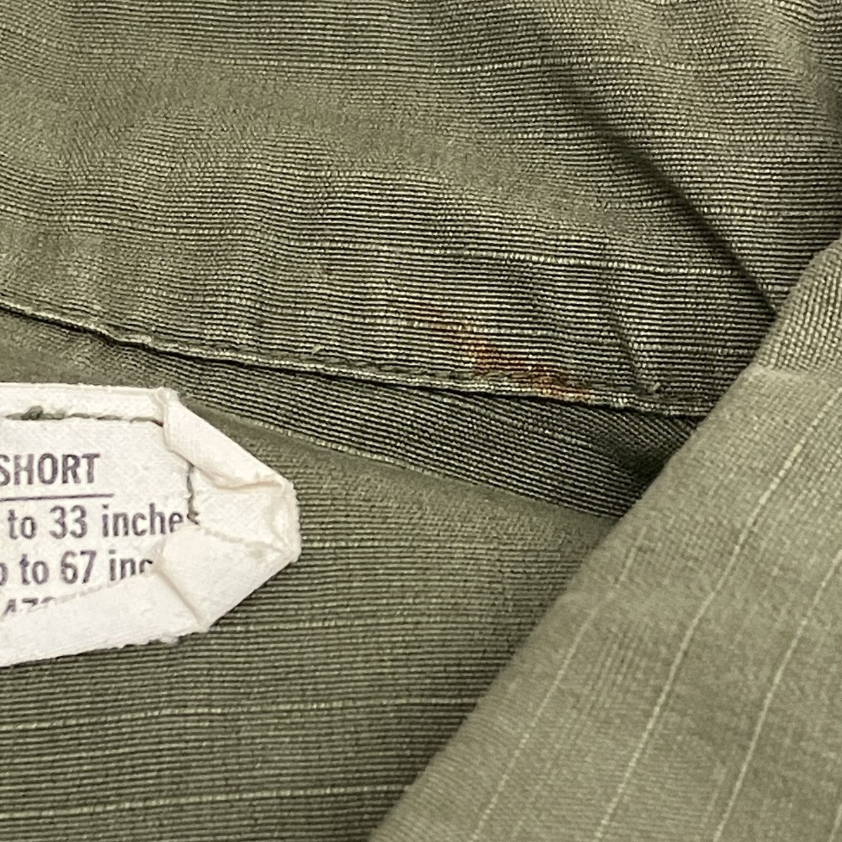 60sUSA製 rmy Jungle Fatigue Jacket 4th Typeミリタリーシャツ8405-935-4702