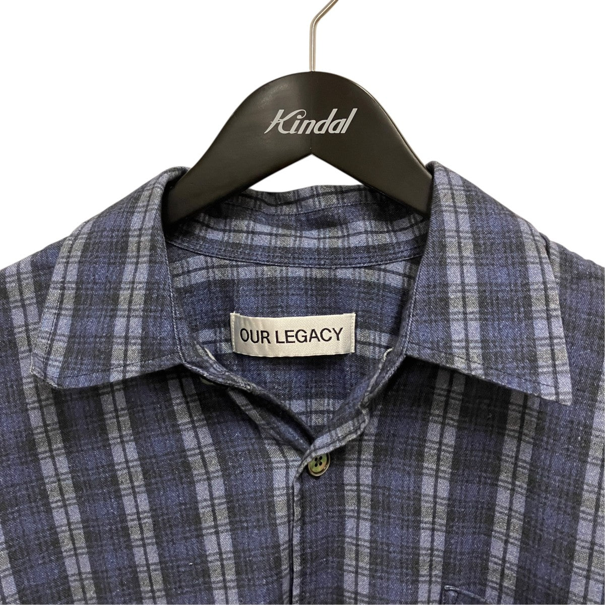 26SSBORROWED SHIRTチェック長袖シャツM2262BCP
