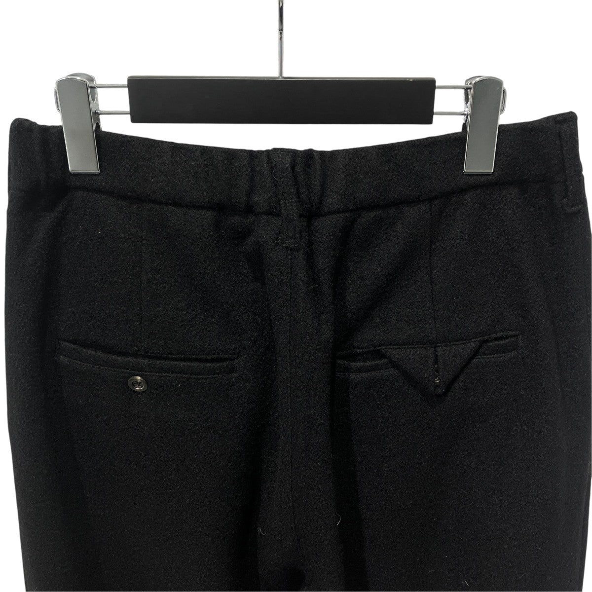 ANCELLM 24AWWOOL WIDE EASY TUCK SLACKSワイドパンツANC-PT52-B 古着・中古-4枚目のアイテム画像