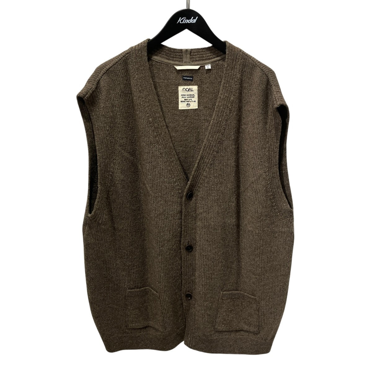 nanamica 24AWKODENSHI Wool Vest（光電子ウールベスト）ニットべストS24FN026 古着・中古-1枚目のアイテム画像