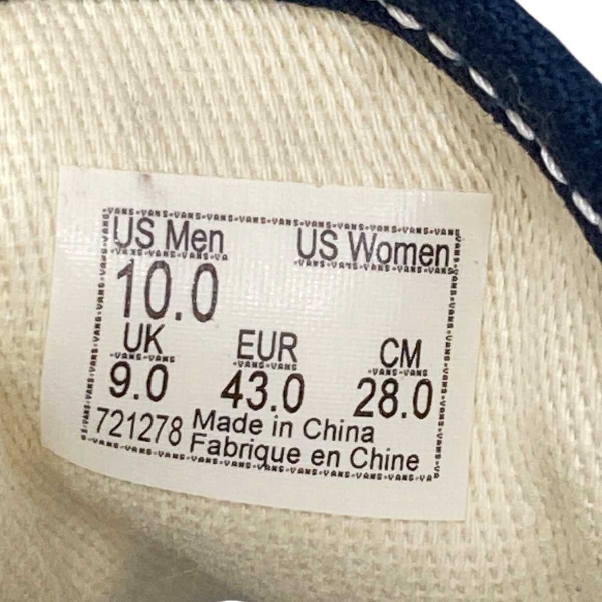 Authentic 44 ×BEDWIN＆THE HBスニーカーVN000EEUCQ8