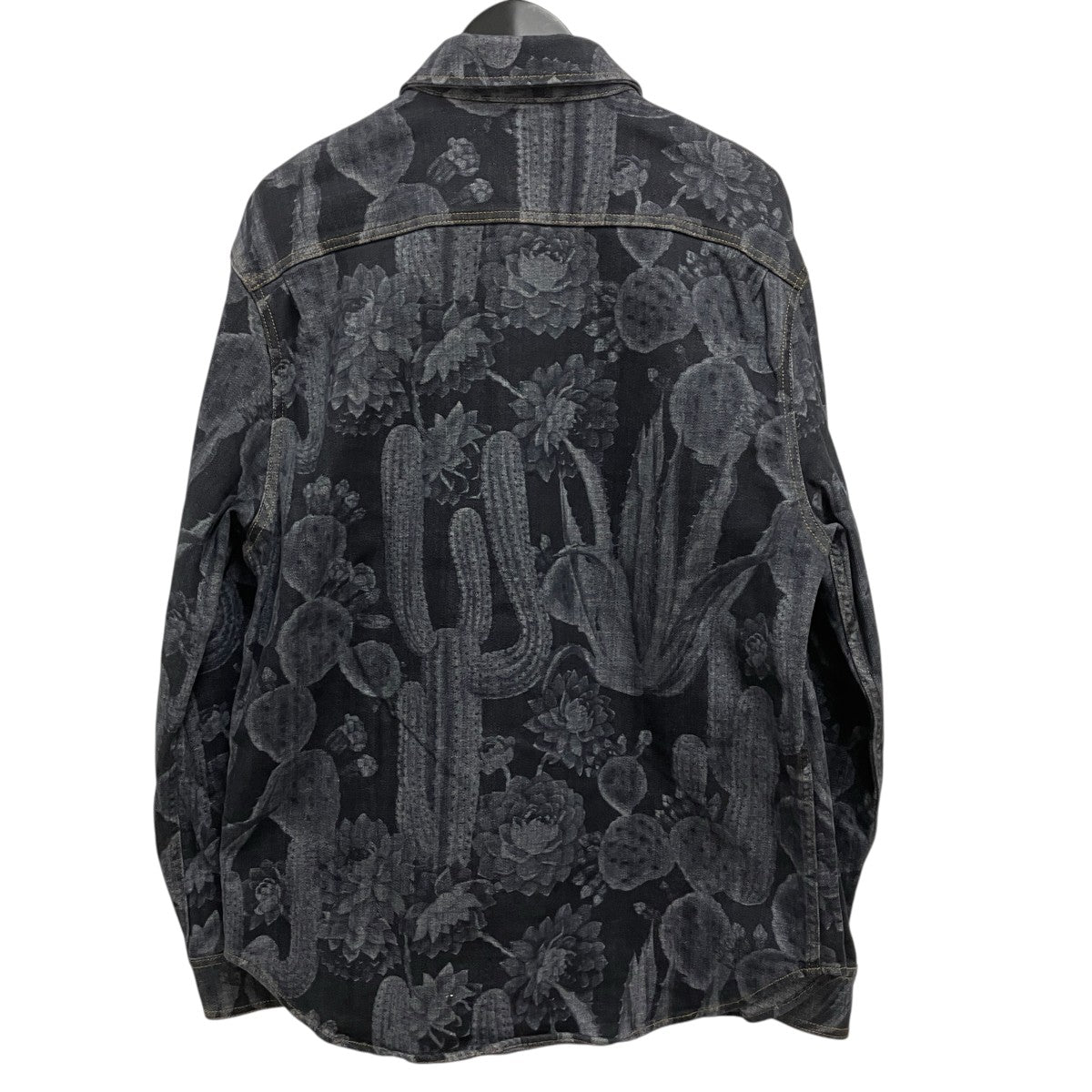 LOEWE×Paula’s lbiza 22SSサボテン柄デニムジャケットデニムジャケットH616Y12X04 古着・中古-2枚目のアイテム画像