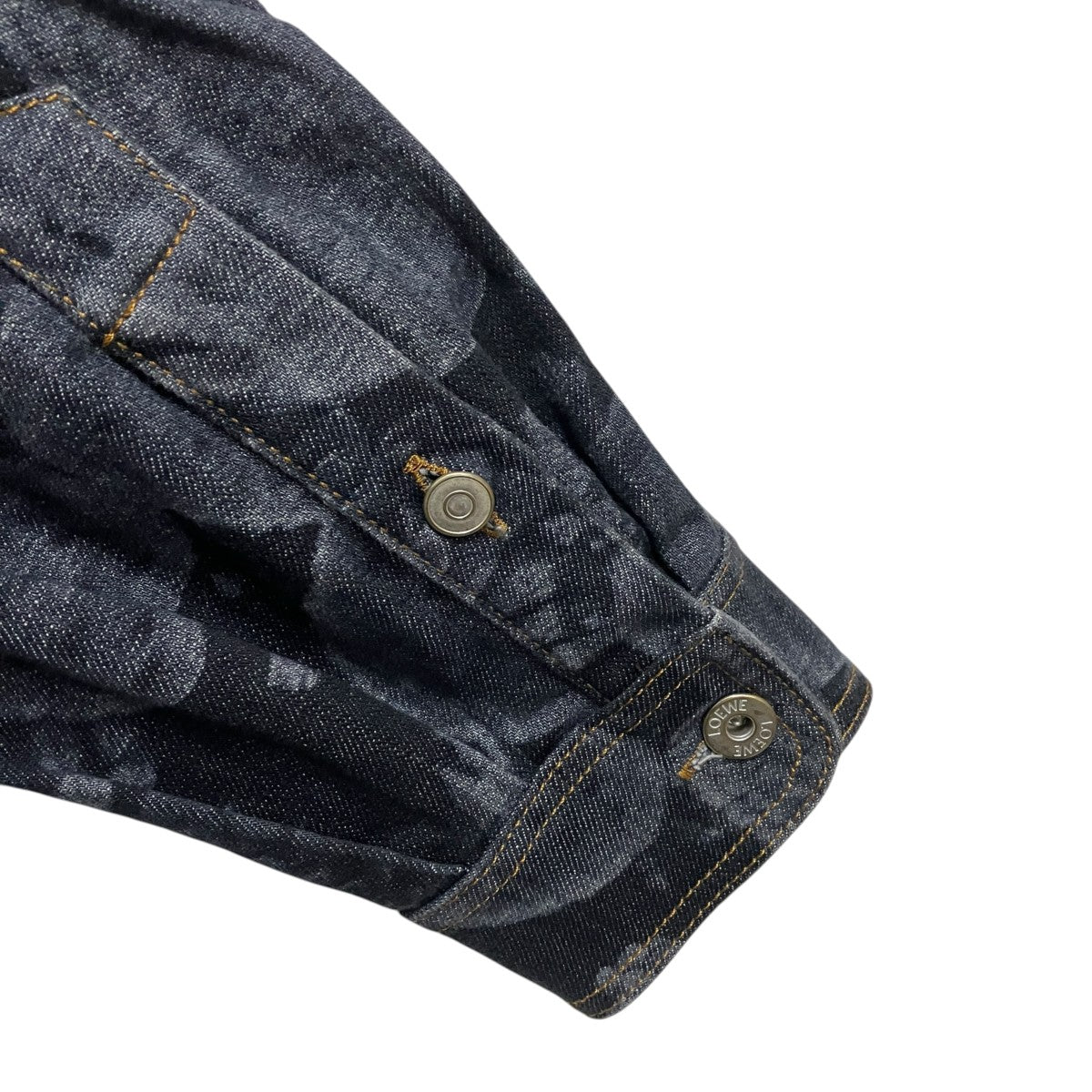 LOEWE×Paula’s lbiza 22SSサボテン柄デニムジャケットデニムジャケットH616Y12X04 古着・中古-4枚目のアイテム画像