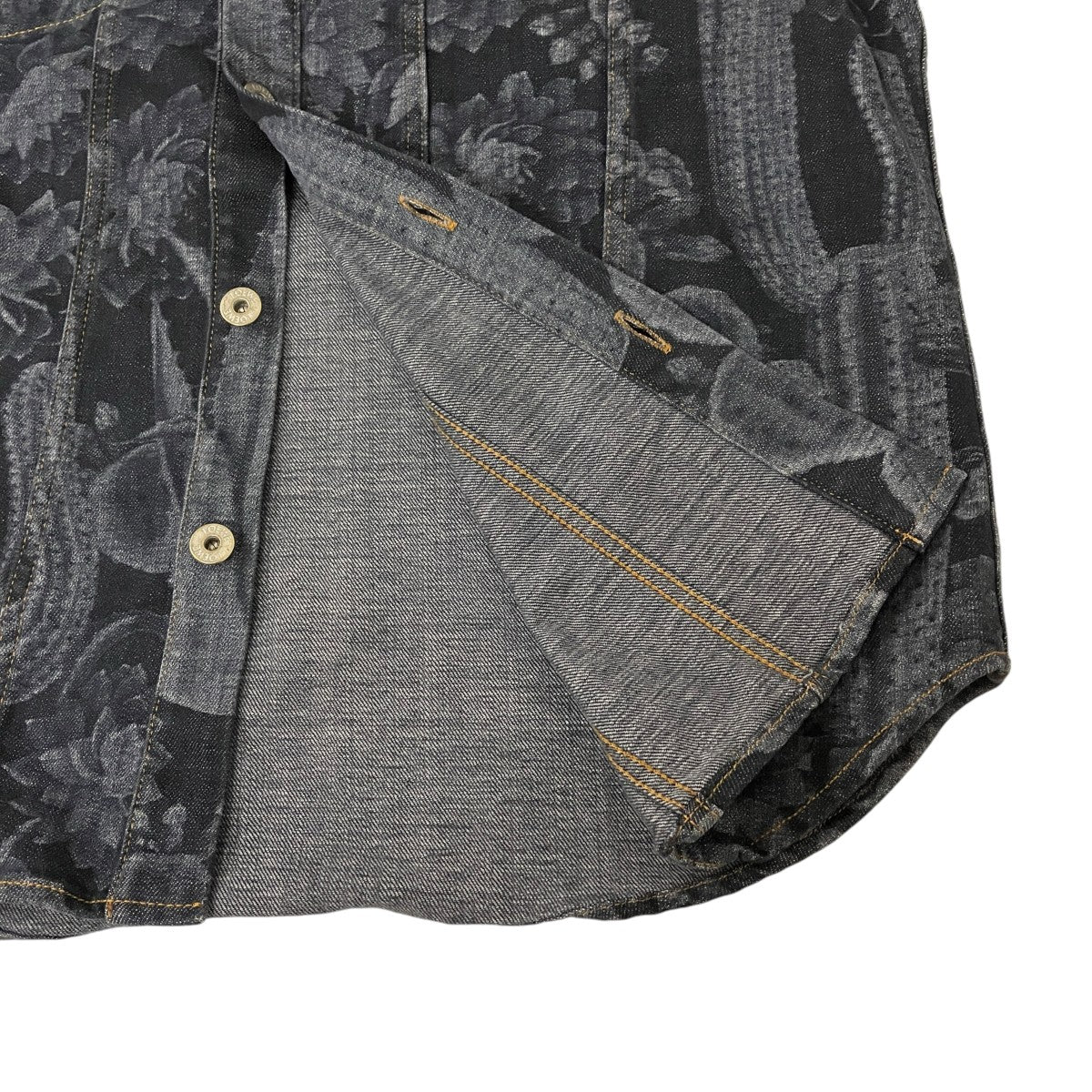 LOEWE×Paula’s lbiza 22SSサボテン柄デニムジャケットデニムジャケットH616Y12X04 古着・中古-5枚目のアイテム画像