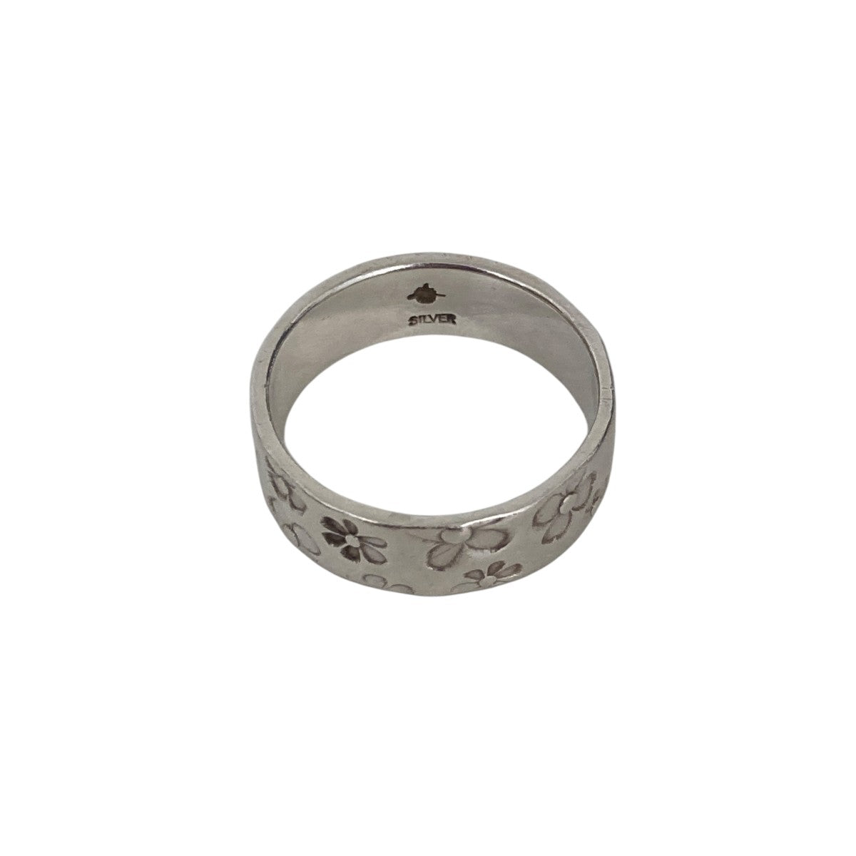 70s flower pattern ringリング