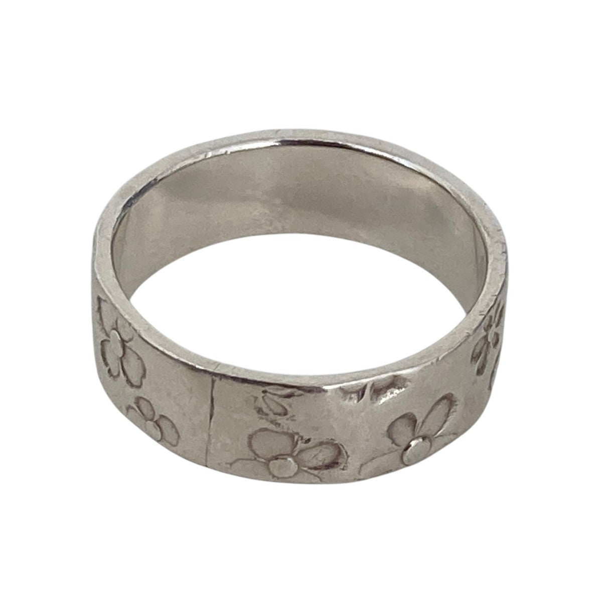 70s flower pattern ringリング