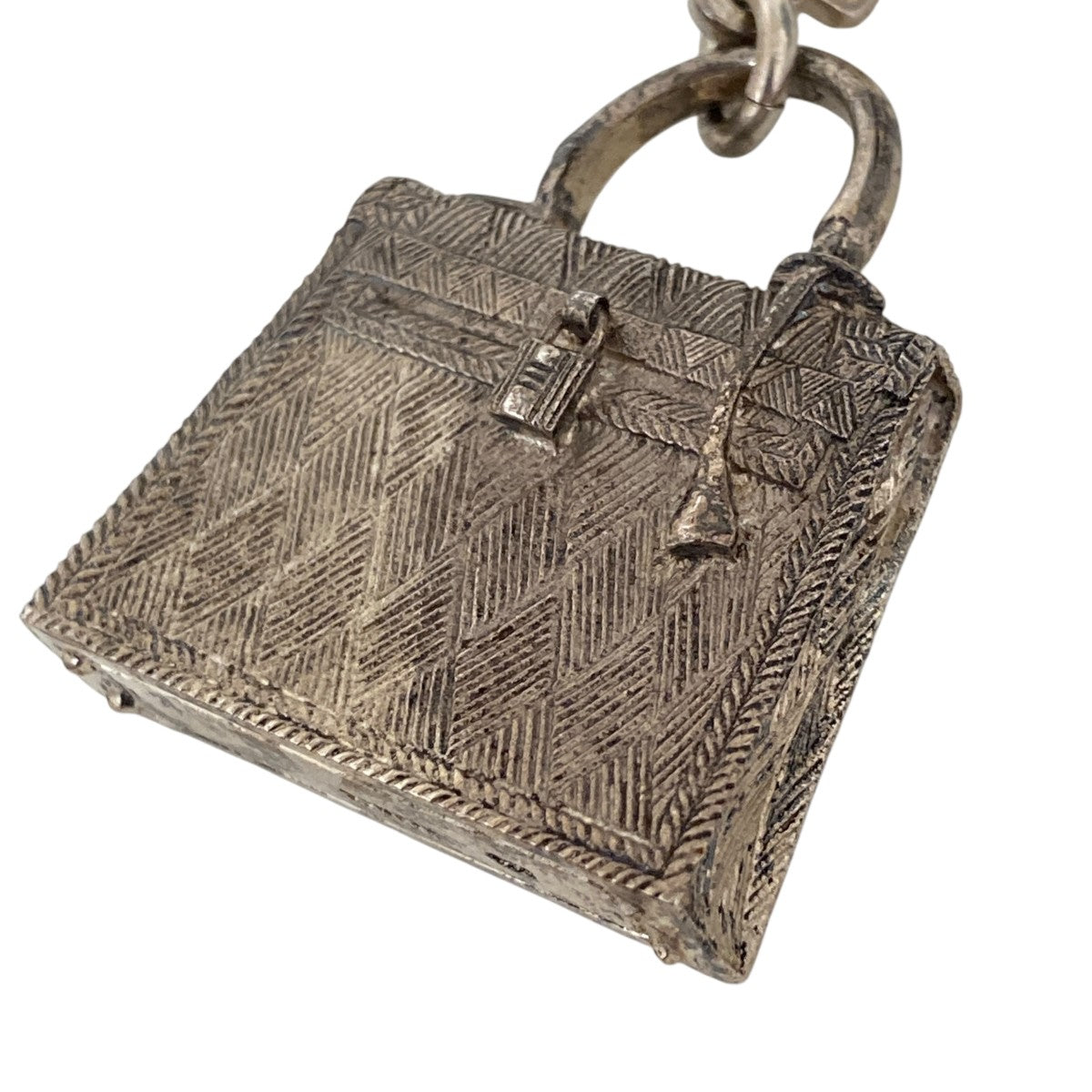 HERMES ケリーバッグ型 シルバーチャーム 古着・中古-4枚目のアイテム画像