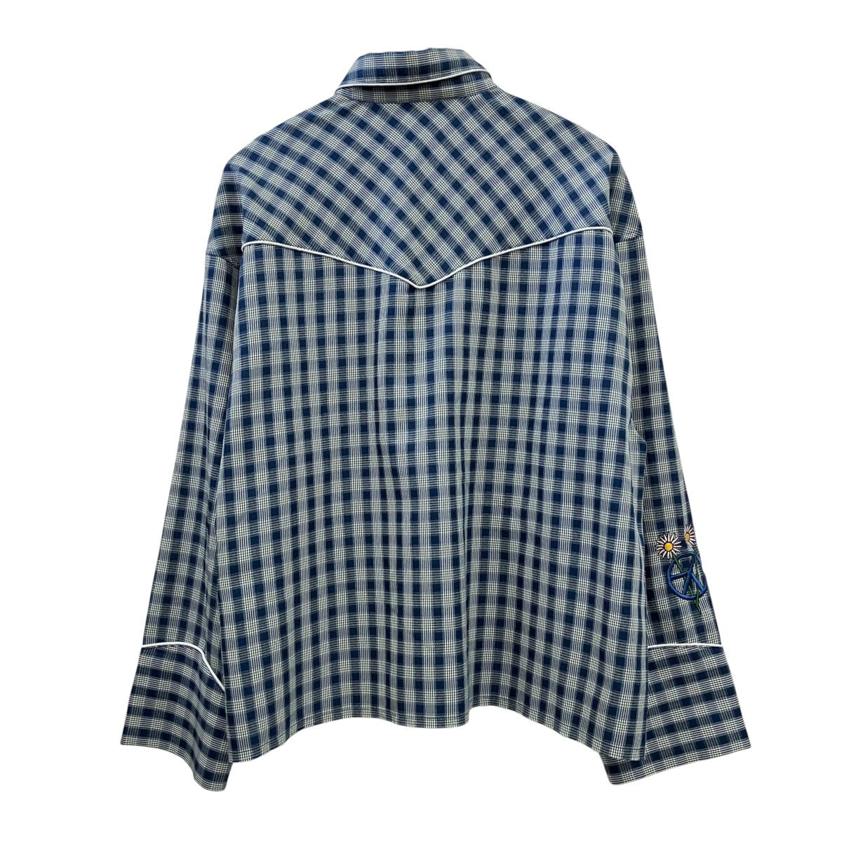 TOWN CRAFT チェックウェスタン長袖シャツ1001174500012 古着・中古-3枚目のアイテム画像