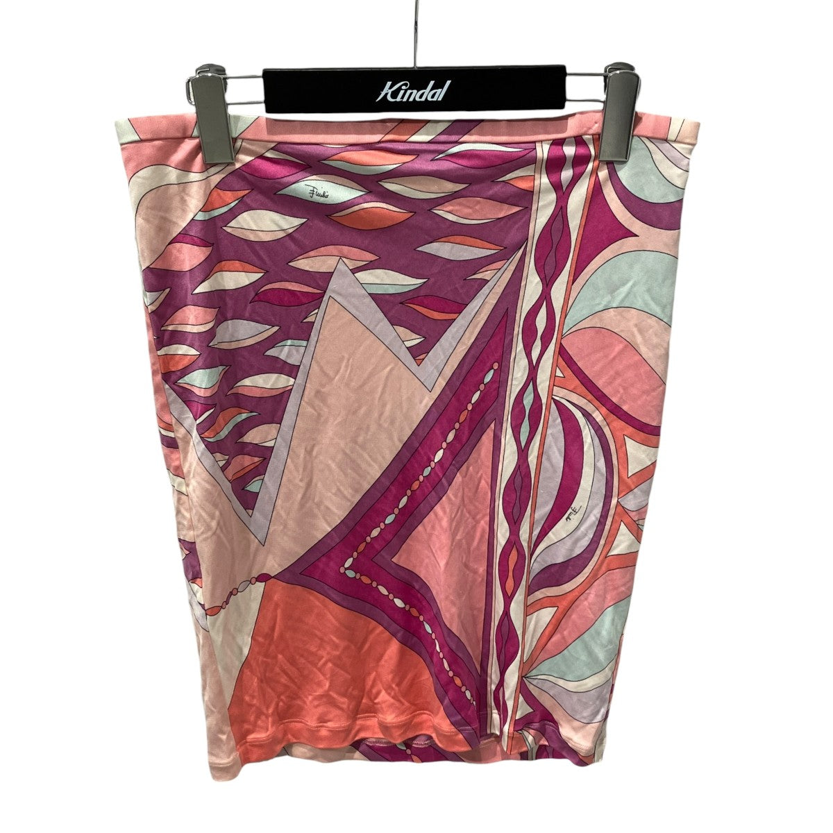 Emilio Pucci シルクスカート21RV39 古着・中古-1枚目のアイテム画像